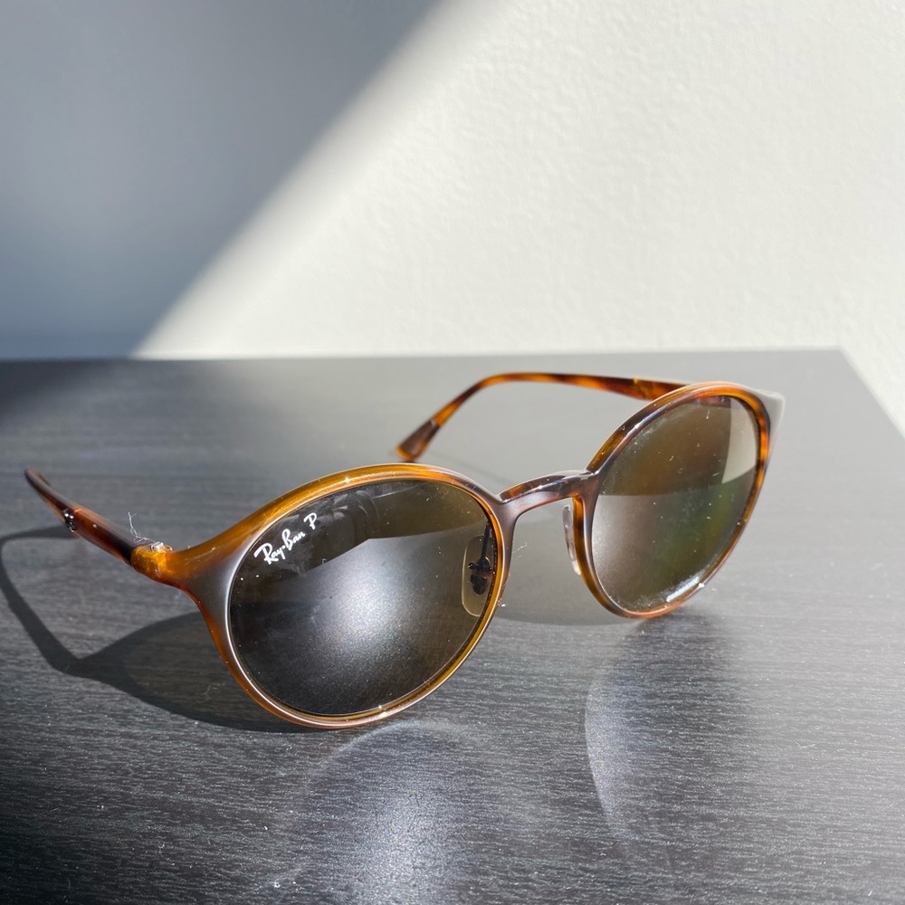 Rayban Chromance tortoise shell sunglasses